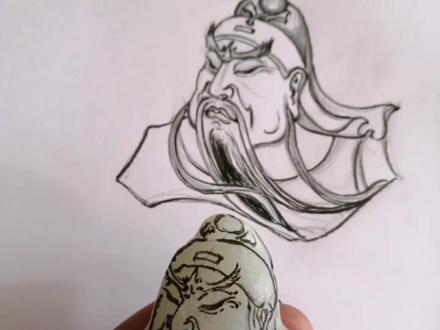 关羽是勇武忠义的化身#手绘 @抖音小助手