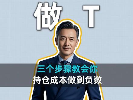 3个步骤把持仓成本做到0,甚至是负数 #股票知识 #技术分析 #干货分享 #技术干货 #做T