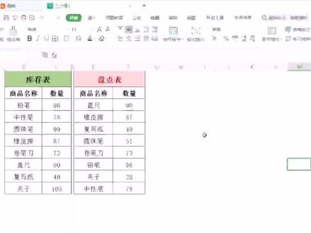 库管员必备技能如何盘点库存数量差异,你学会了吗?#文员#办公小技巧