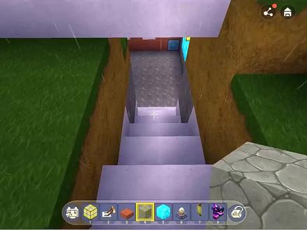 迷你世界:今天可算学到啦!科技感十足的门,90度旋转滑动大门!