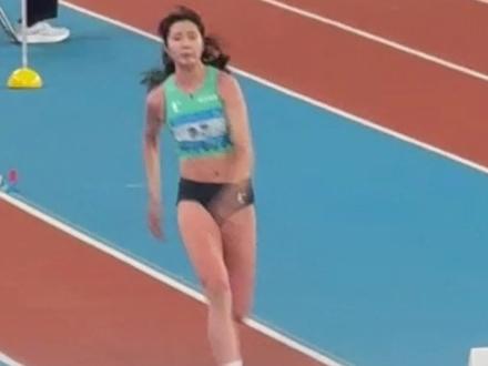 13米92!19岁株洲妹子李艺摘银#全运会 #三级跳远 #大长腿