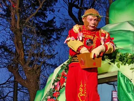 雪饼猴伤后首秀,暖心回归#长春动植物公园#雪饼猴#雪饼猴王铁柱 #长春动植物公园西游记 #长春动植物公园雪饼猴