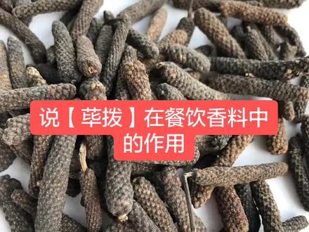 #美食 说【荜拨】在餐饮香料中的作用
