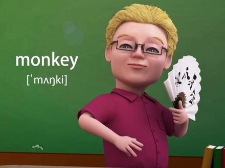 单词monkey相关的俗语,你记住了吗?@傻瓜英语 @抖音小助手 #零基础学英语 #猴子
