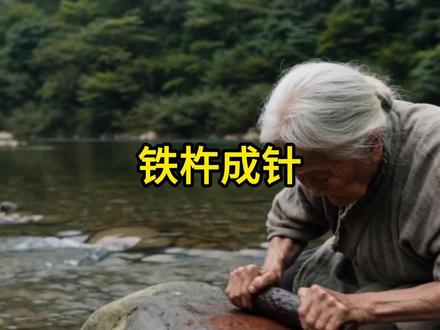 ai赋能《铁杵成针》#铁杵磨成针 #四下语文 #语文公开课
