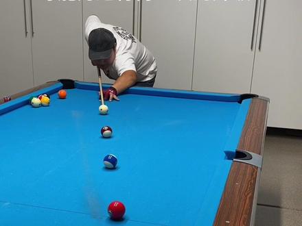 练球时间有限的爱好者应该然后快速提升直线球命中率?#五分点 #九球 #台球教学 #台球