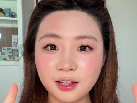 肉肉方圆脸如何通过化妆瘦脸! #美妆 #新手化妆教程 #方圆脸 #肉肉脸 #腮红打法