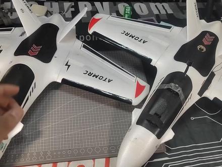 自组高清FPV固定翼航模装机方案及首飞实录 #航模 #固定翼 #FPV #三角翼 #飞翼 #飞机