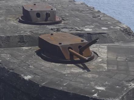 号称永不沉没的海上战舰,德拉姆堡