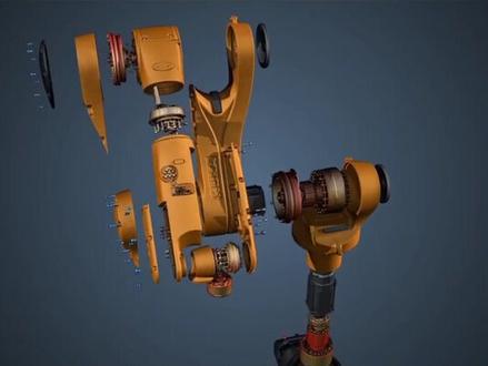 6轴机器人机械结构!#自动化