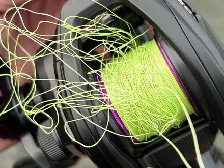 达瓦pd106换了新线杯,第一竿就大炸线#水滴轮 #路亚