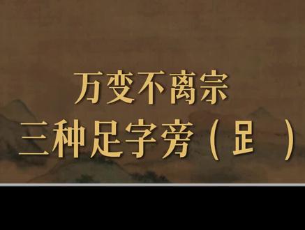 硬笔行书偏旁部首-足字旁的三种写法和应用,足字底怎么写好看。 #硬笔行书 #快写行书 #实用行书 #连笔字 #写字是一种生活