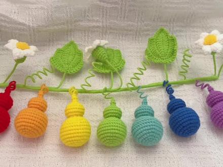 七彩葫芦车挂组装。组装真的很简单……