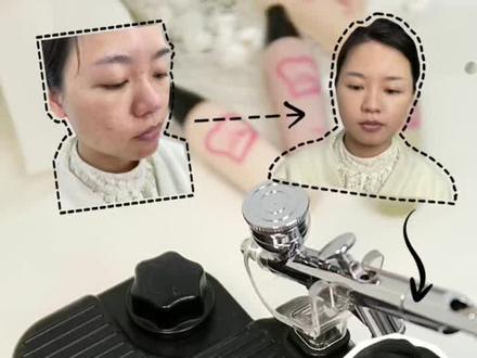 很多人还不知道#喷枪化妆 么?快来看看这是个什么神奇的东西吧#fairymakeup #新娘造型 #新娘妆