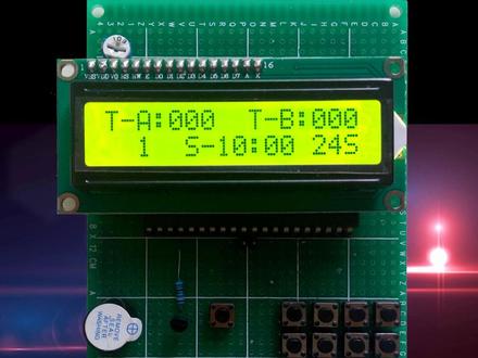 【00041】基于51单片机篮球计时计分器实物作品演示,可以进行加减分,复位时间,24秒计时,计时结束提醒。#51单片机编程 #单片机毕设 #单片机定制开发 #51单片机设计 #单片机代做