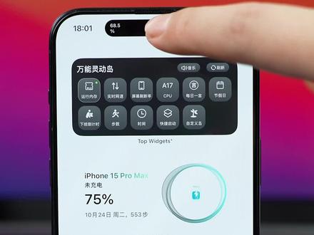 iPhone15用户请注意,这个灵动岛岛主必备功能你一定要知道!#iphone15 #万能灵动岛 #iOS技能 #数码科技#谁手机里长出了小狗