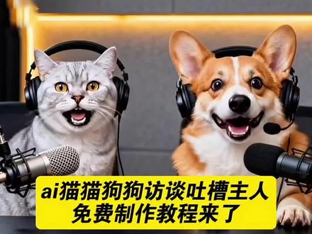ai猫猫狗狗访谈吐槽主人特效教程 猫猫狗狗ai访谈 猫猫狗狗访谈原视频 猫狗访谈ai视频 猫猫狗狗ai访谈合集 猫咪狗狗ai对话 宠物ai访谈 ai采访小猫小狗 猫猫狗狗ai访谈精彩片段 猫猫狗狗ai访谈完整版 萌宠ai访谈 这狗子真是配合得天衣无缝 猫狗ai访谈#ai猫猫狗狗访谈吐槽主人#萌宠ai访谈#猫咪狗狗ai对话#剪映#ai萌宠开播