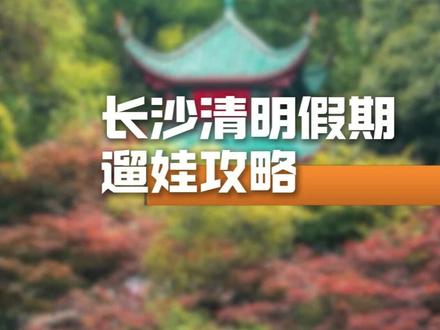 清明+春假,怎么安排娃的超长假期?看这条视频就够啦~#长沙#遛娃好去处#春假#清明假期游玩#长沙游玩攻略