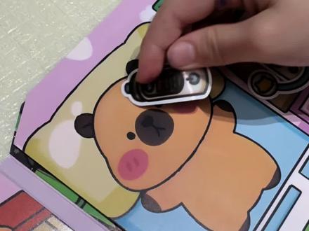 卡皮巴拉生病了,去医院看病!#卡皮巴拉安静书 #安静书 #安静书制作 #手工 #豆豆本