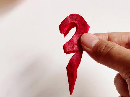 🔥🔥写个数字2剪漂亮窗花!#好看的折纸教程 #创作者中心 #创作灵感 #窗花#剪纸