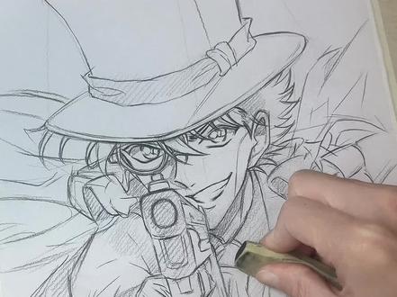 智者不入爱河,除非怪盗基德。 画完好久的起稿,现在勾画一期线条。
#绘画过程 #日常瞎画 #怪盗基德 #名侦探柯南 #跟着抖音学画画 @抖音小助手