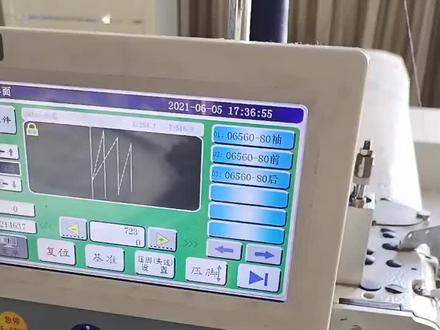 模板机剪线的设置!