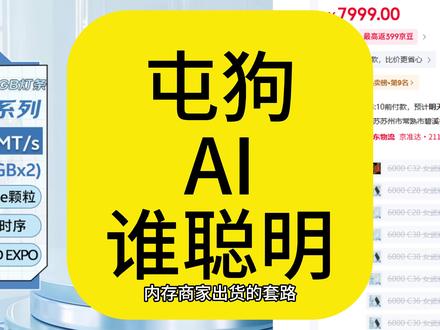 屯内存?都是小孩在屯,大人谁干得了这事! 反正医生啊啥的,跟这行没关系的在屯呢,谢谢他们#AI #内存 #内存涨价 #电脑 #DIY