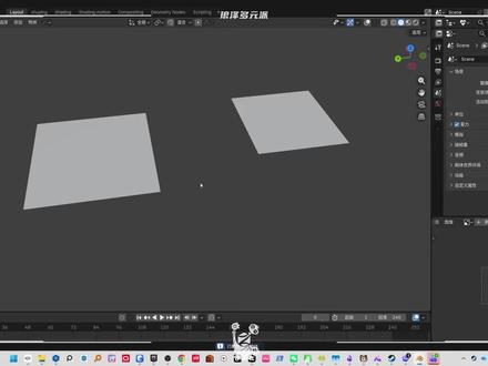 永远不穿模的布料模拟 #blender #琅泽教育 #布料 #教程 #我要上热门🔥 @