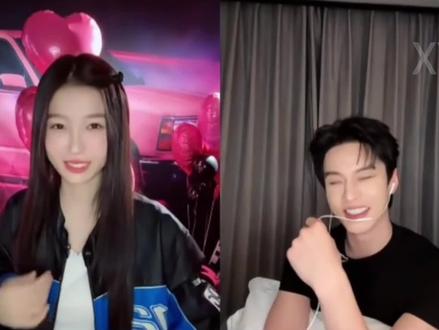 为什么今天没有辣条音呢,好难猜啊 #直播 #虞书欣 #何与