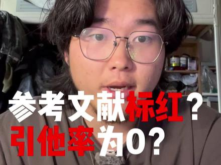 参考文献标红?引他率为0?怎么处理 #参考文献 #AIGC #论文查重 #论文格式 #本科毕业论文