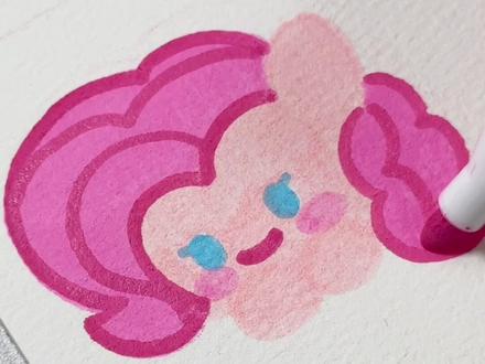 敲简单🫶🏻快来拿捏小马宝莉转转乐啊啊啊#手工 #画画