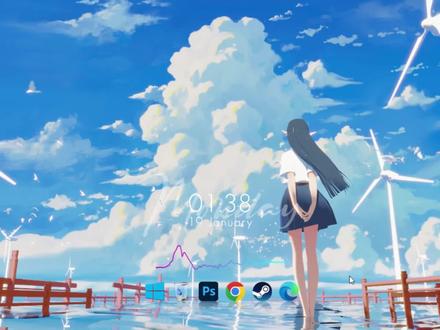 简单几步设置 超流畅动态壁纸 #wallpaper壁纸推荐 #电脑桌面美化 #电脑桌面