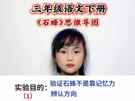 三年级语文下册 第三单元课文《石峰》思维导图#知识分享#涨知识#思维导图