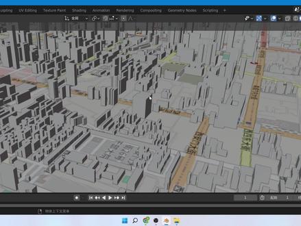 太方便了!一键城市建筑3D化!blenderGIS开源免费插件!