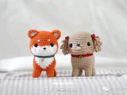 贵宾犬钩织教程#毛线玩偶 #手工编织零基础教学 #玩毛线