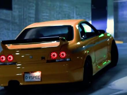 深蓝之夜的黄色战神#jdm #gtr #r33