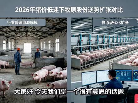 猪周期逆势扩张,牧原股份哪来的勇气#牧原股份#猪周期