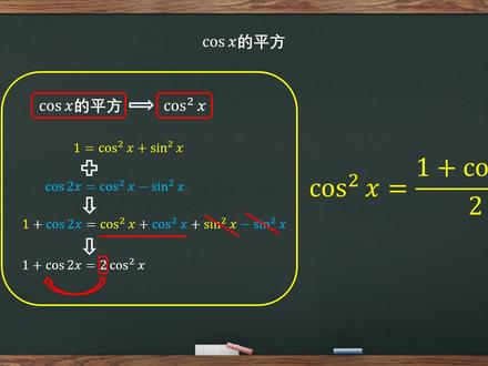 【高中数学】cos²x如何求值?