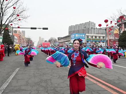 大孤山的秧歌又火爆出圈#民间艺术表演 #东北秧歌 #