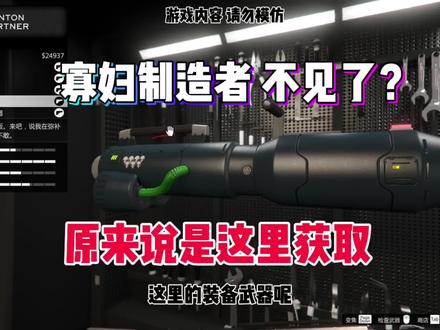 现在的武器都到这里了,你不会不知道吧,这期教你寡妇制造者在哪获取。#steam游戏 #地平线5 #r星