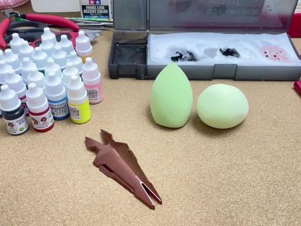 海绵大法分享第二期 让气泡消失不见#高达模型 #笔涂