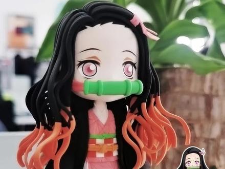 可爱的弥豆子来啦#我的粘土世界 #上热门视频 #手工制作 #二次元 #阴阳师鬼灭之刃 #鬼灭之刃 #弥豆子 #阴阳师