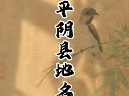 平阴县地名历史的神秘由来##中华文化知识讲解 #每天跟我涨知识 #小知识大作用 #手写知识分享