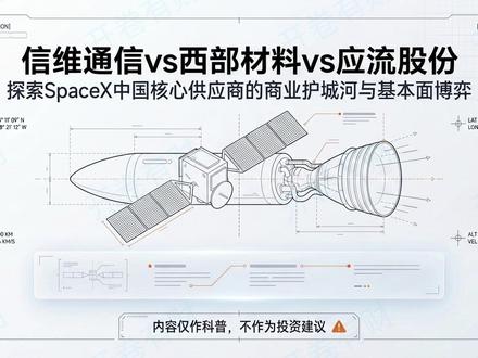 SpaceX供应链公司PK-信维通信_西部 #投资 #股票