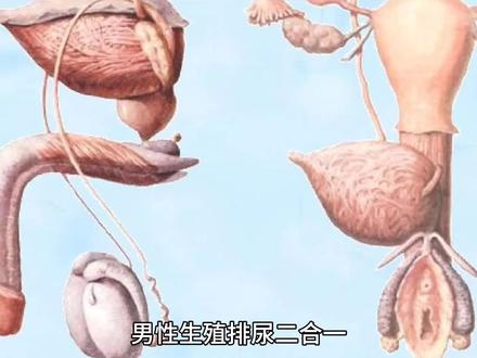 男性生殖排尿二合一,女性却分开,男女差别这么大,原因是什么? #科普一下 #男女差别 #生命科学 #男性 #抖进科学 #男女差异 #人体