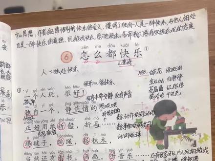 一年级下册|《怎么都快乐》教材解读
#亲子阅读打卡 #陪娃学习 #小学语文课本 #小学语文知识点