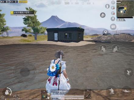 山谷地图无敌苟分点#和平精英