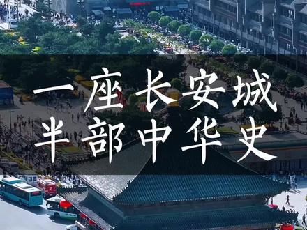 一座长安城,半部中华史#西安航拍 #陕西旅游#旅行推荐官 #千年古都天下长安