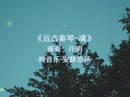 许明 - 远古秦琴~魂 #静静聆听音乐