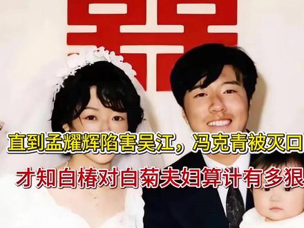 直到孟耀辉陷害吴江,冯克青被灭口 才知白椿对白菊夫妇算计有多